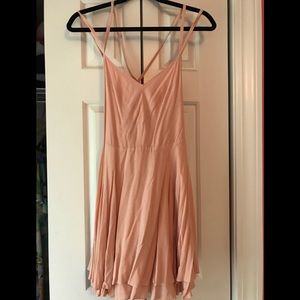 NWT Urban Outfitters strappy pink skater dress
